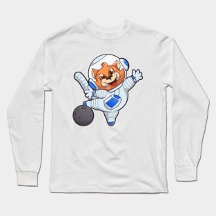 astronaut kitten Long Sleeve T-Shirt